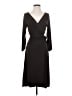 Studio M Solid Brown Black Cocktail Dress Size S - photo 1