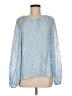 Lilly Pulitzer Blue 3/4 Sleeve Blouse Size M - photo 1