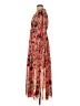 Unbranded 100% Polyester Paisley Orange Red Casual Dress Size S - photo 5