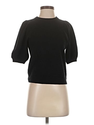 Aqua Cashmere Pullover Sweater (view 1)