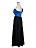 AMUR 100% Polyester Color Block Blue Black Cocktail Dress Size 12 - photo 5