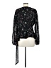 Sanctuary 100% Rayon Black Long Sleeve Blouse Size M - photo 2