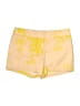 J.Crew 100% Cotton Floral Yellow Shorts Size 8 - photo 1