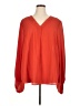 Haptics Red Long Sleeve Blouse Size 1X - photo 1