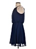 Blue Rain Solid Blue Casual Dress Size XS - photo 5