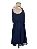 Blue Rain Solid Blue Casual Dress Size XS - photo 4