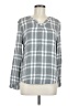 Brina & Em Gray Long Sleeve Blouse Size M - photo 1