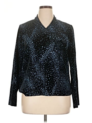Metrostyle Long Sleeve Blouse (view 1)