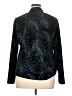 Metrostyle Animal Print Black Long Sleeve Blouse Size XL - photo 2