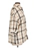 Shein Plaid Tan 3/4 Sleeve Blouse Size L - photo 4