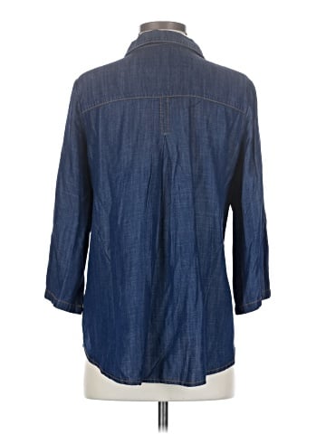 Renee C. 3/4 Sleeve Button-Down Shirt (view 2)