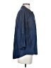 Renee C. Blue 3/4 Sleeve Button-Down Shirt Size S - photo 4