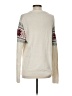 Roundtree & Yorke Floral Ivory Pullover Sweater Size S - photo 2