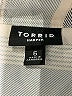 Torrid Gray Short Sleeve Blouse Size 5X Plus (6) - photo 7