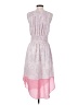 Gap 100% Polyester Paisley Pink Casual Dress Size S - photo 2
