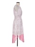 Gap 100% Polyester Paisley Pink Casual Dress Size S - photo 4