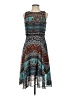 Rabbit Rabbit Rabbit Designs 100% Polyester Paisley Teal Casual Dress Size 4 - photo 1