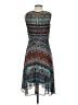 Rabbit Rabbit Rabbit Designs 100% Polyester Paisley Teal Casual Dress Size 4 - photo 2