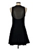 Unbranded Solid Black Casual Dress Size M - photo 2
