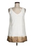 T.ba Ivory Sleeveless Blouse Size EU 38 / US 8 - photo 1