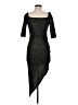 A'gaci Black Cocktail Dress Size M - photo 2