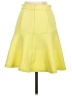 Lulus Solid Yellow Casual Skirt Size S - photo 2
