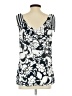 CAbi 100% Polyester Ivory Sleeveless Blouse Size S - photo 2