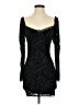 Shein Animal Print Black Cocktail Dress Size 2 - photo 1