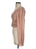 She + Sky 100% Polyester Tan 3/4 Sleeve Blouse Size S - photo 5