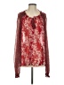 Free People Red Long Sleeve Blouse Size S - photo 1