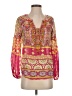 Hale Bob Pink 3/4 Sleeve Blouse Size XXS - photo 1