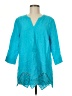 Chico's Teal 3/4 Sleeve Blouse Size Med (1) - photo 1