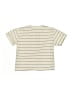 Zara Baby Stripes Ivory Short Sleeve Henley Size 4 - 5 - photo 2