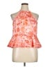 Cinq à Sept 100% Polyester Orange Sleeveless Blouse Size XL - photo 1