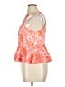 Cinq à Sept 100% Polyester Orange Sleeveless Blouse Size XL - photo 5