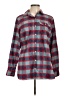 Columbia Plaid Red Long Sleeve Blouse Size L - photo 1