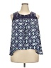 Xhilaration 100% Polyester Blue Sleeveless Blouse Size XXL - photo 1