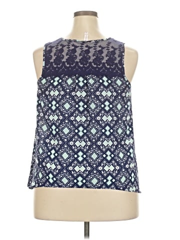 Xhilaration Sleeveless Blouse (view 2)