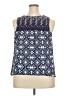 Xhilaration 100% Polyester Blue Sleeveless Blouse Size XXL - photo 2