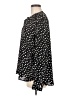 Sanctuary Polka Dots Black Long Sleeve Blouse Size M - photo 5
