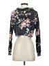 Charlotte Russe Floral Black Pullover Sweater Size S - photo 2