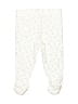 Carter's 100% Cotton Floral Ivory White Casual Pants 0-3 MO / 3 MO - photo 2