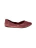 TOMS Argyle Burgundy Pink Flats Size 9 - photo 1