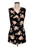 Rolling Over Inc. 100% Rayon Black Sleeveless Blouse Size M - photo 1