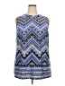 B-Design Blue Sleeveless Blouse Size 2X - photo 1