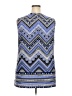 B-Design Blue Sleeveless Blouse Size 2X - photo 2