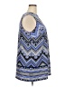 B-Design Blue Sleeveless Blouse Size 2X - photo 4