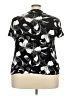 Lane Bryant 100% Rayon Black Short Sleeve Blouse Size 18 - photo 2