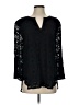 Finley Black 3/4 Sleeve Blouse Size S - photo 1