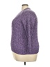 Kim Rogers 100% Cotton Tweed Purple Pullover Sweater Size 2X - photo 5